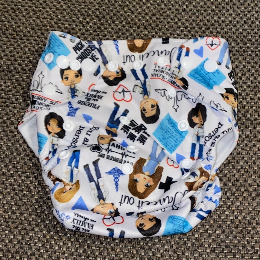 Kids Cartoon Print Diaper Cover